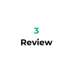 3 five star reviews