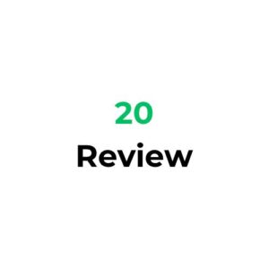 20 five star reviews