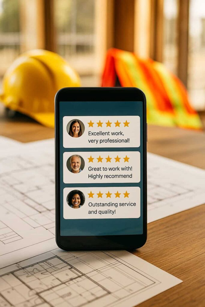 google reviews for construction company